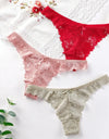 Women's Panties Fitness Underwear Seamless Lace G String Thong Intimate Lingerie Femme Tangas Bow Sweet