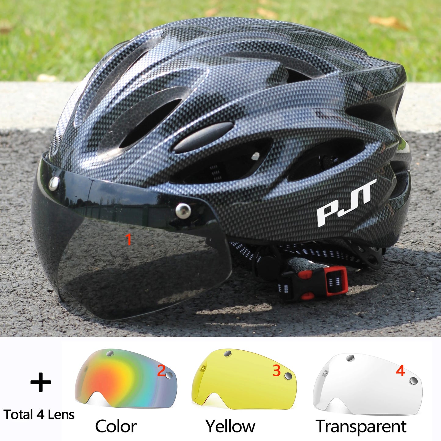 Ultra Lightweight Cycling Helmet With 18 Ventilation Openings