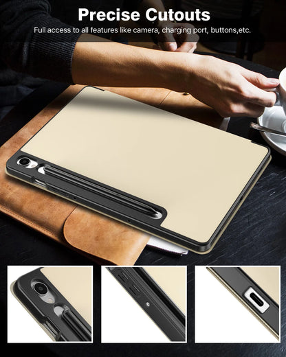 Case for All-New Samsung Galaxy Tab S9 2023,Slim Stand Protective Cover with S Pen Holder for Galaxy Tab S9 Plus 12.4 inch Tablt