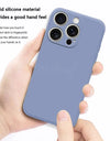 For iPhone 16 Pro Max Case Liquid Silicone Original Plain Rubber TPU Protector Case For iPhone 16 Pro Max Cover TPU Shockproof