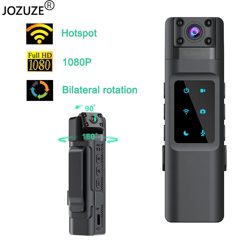 WIth Wifi Hotspot Mini Camera 1080P Portable Digital Video Recorder Body Camera Night Vision DVR Miniature Camcorder