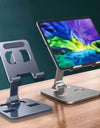 Universal Aluminum Alloy Portable Tablet Holder For iPad Adjustable Flexible Folding Lazy Desktop Live Mobile Phone Stand Mount