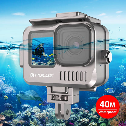 For GoPro Hero11 HERO10 HERO9 Black 40m Waterproof Housing Aluminum Alloy Protective Case Sport Camera Diving Cover Case