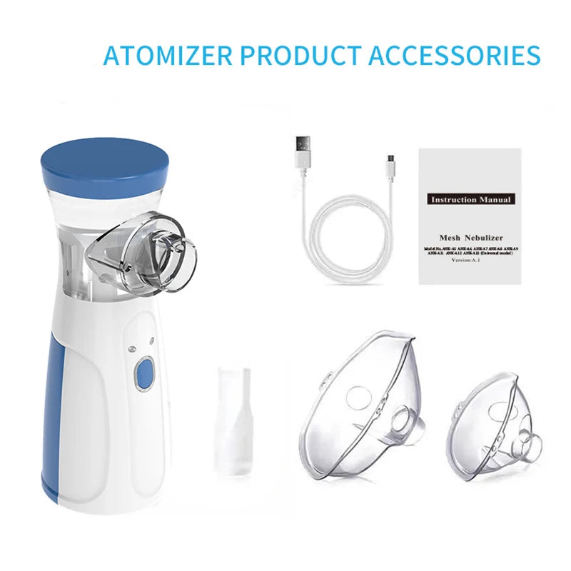 USB Medical Nebulizer Handheld  Adult  Cough Compressor Sprayer Portable Compact Adjustable Nebulizer Home Nebulizer