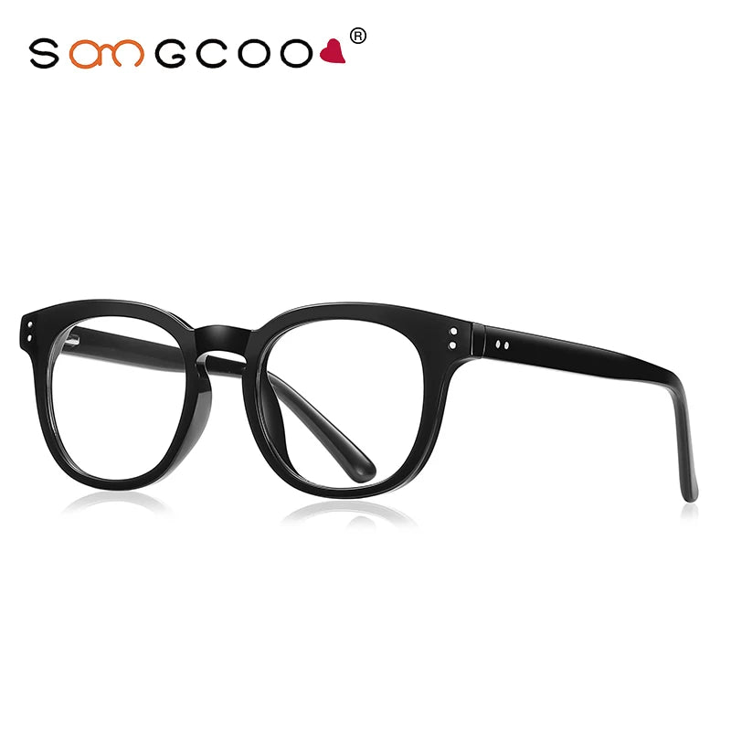 HONGMEI Stylish Square Frame Men and Women Simple Design Anti-blue Light Reading Optica Eyeglasses Myopia Can Be Customized