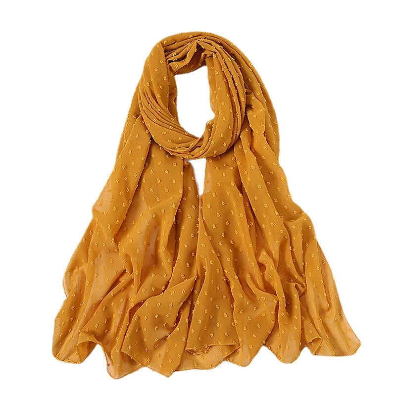 70*175cm Muslim Chiffon Hijab Shawls Scarf Women Solid Color Head Wraps Women Hijabs Scarves Ladies Foulard Femme Muslim Veil