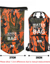 30L 15L Waterproof Dry Bags With Wet Separation Pocket Backpack For Kayaking Boating Swimming Outdoor Sports Bag XAZ9