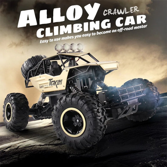 112 Scale Four Wheel Drive RC Monster Truck With LED Lights