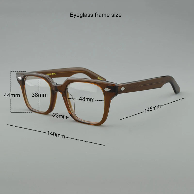 square optical glasses frame men Retro brand eye glasses frames fashion myopia prescription eyeglasses Spectacle