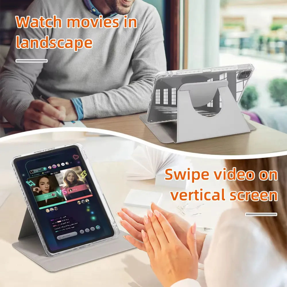 For ipad Case for Air 11 13 2024 M2 Pro 11 13 M4 Pro 11 12.9 for 10th Gen 10.2 7/8/9th 9.7in Mini 6 Tablet  Detachable