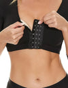 Womens Arm Shaper Tops Slimmer Compression Half Sleeves Post Surgery Posture Corrector Shapewear