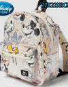 Disney Cartoon Backpack Women's Mickey Mouse Donald Duck Pattern Student School Bag Large Capacity Backpack Girls Shoulder Bag