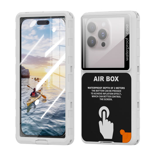 Waterproof Phone Case, New, Transparent, Universal, Underwater Touch Screen, Dust and Drop Protection, IP68, 6.9"