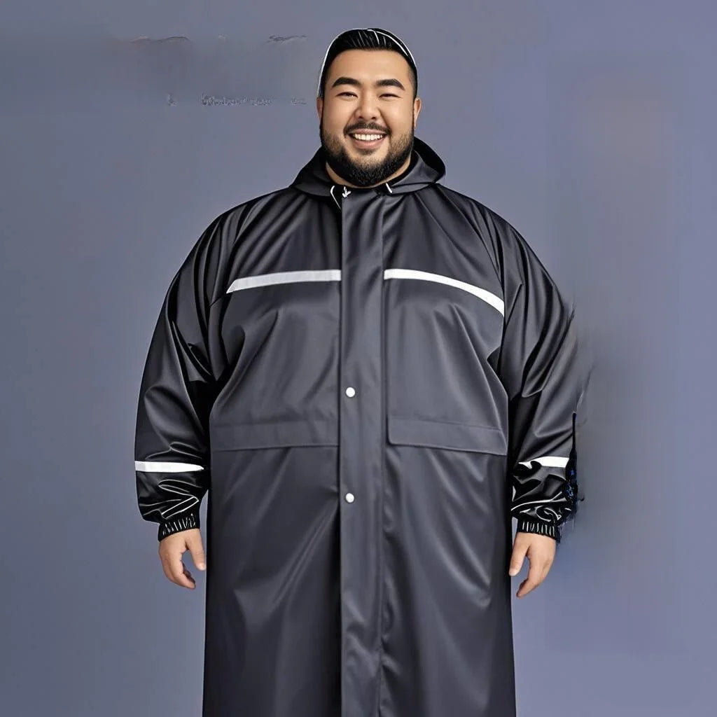 Extra Large Waterproof Rain Poncho for Adults with Full Body Coverage