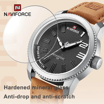 Quartz Sport Waterproof Clock Fashion Luxury High Quality Male Leather Wrist watch