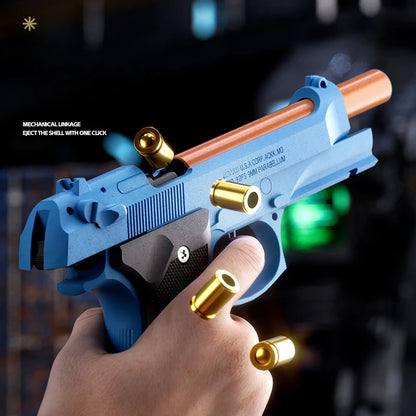 Sig17 Throwing Shell Toy Gun With Target Laser M9a3 Soft Bullet Airsoft Pistol Outdoor Sports CS Game Weapon