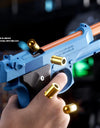 Sig17 Throwing Shell Toy Gun With Target Laser M9a3 Soft Bullet Airsoft Pistol Outdoor Sports CS Game Weapon