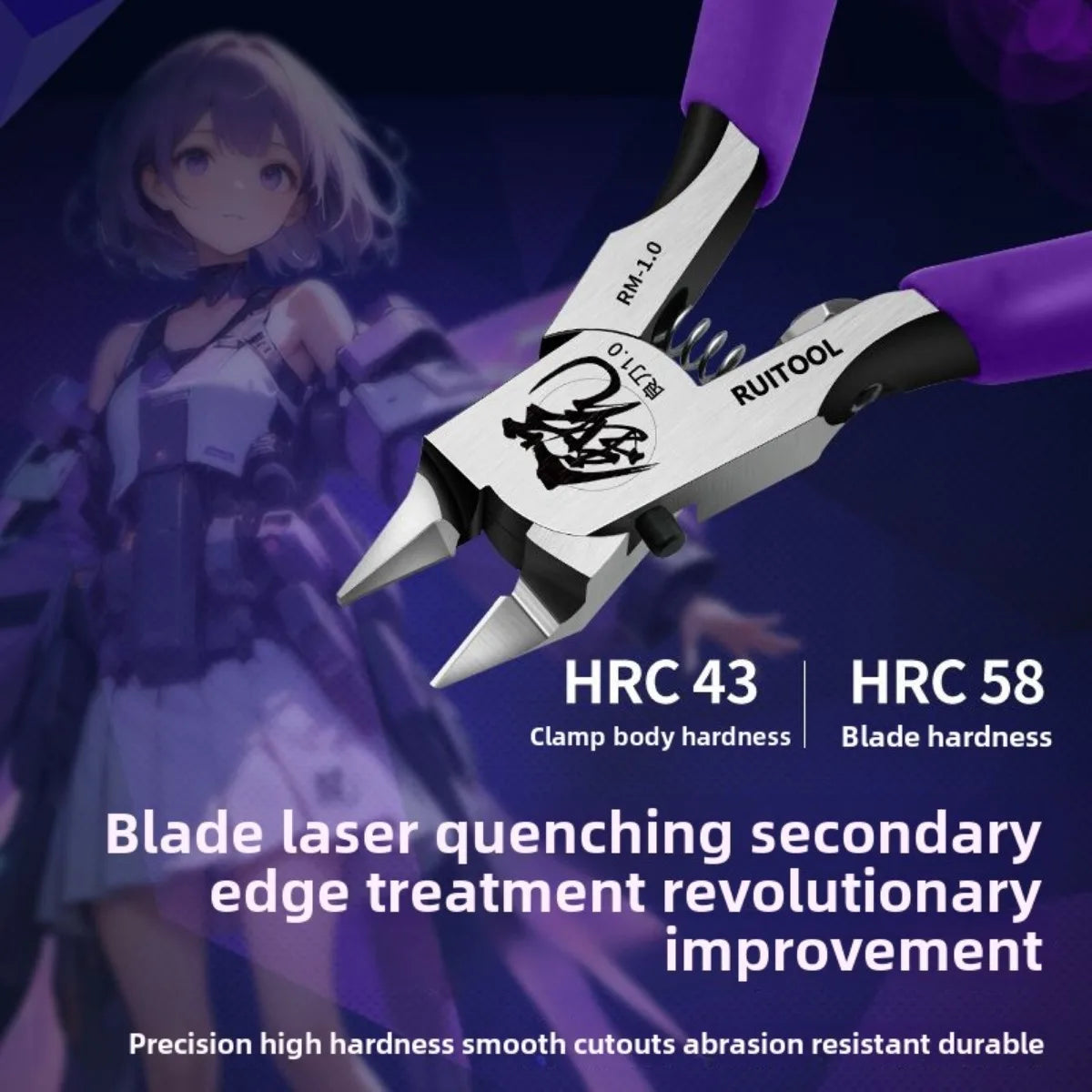 4.7 Inch Model Nippers Ultra-Thin Single-Edged Model Building Tools for Beginners to Repair and Fix Plastic Models Pliers