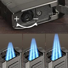 Cigar Humidor, Glass Top Cedar Wood Humidor Box, Cigar Case for 20-35 Cigars with Hygrometer, Cigar V-Cutter, Desktop Humidor