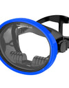 Oval Diving Mask Spearfishing Mask Classic Retro-Style Panoramic Wide View Scuba Goggles Tempered Glass Lens for Adults