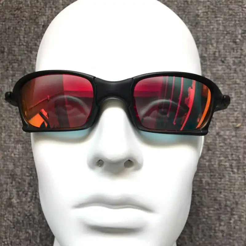 Polarized UV400 Cycling Sunglasses for Men – Metal Frame Fishing Riding Bicycle Goggles Eyewear