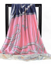Scarves For Women Print Silk Satin Head Scarf Female Luxury Brand Square Shawl Large Hijab Scarfs
