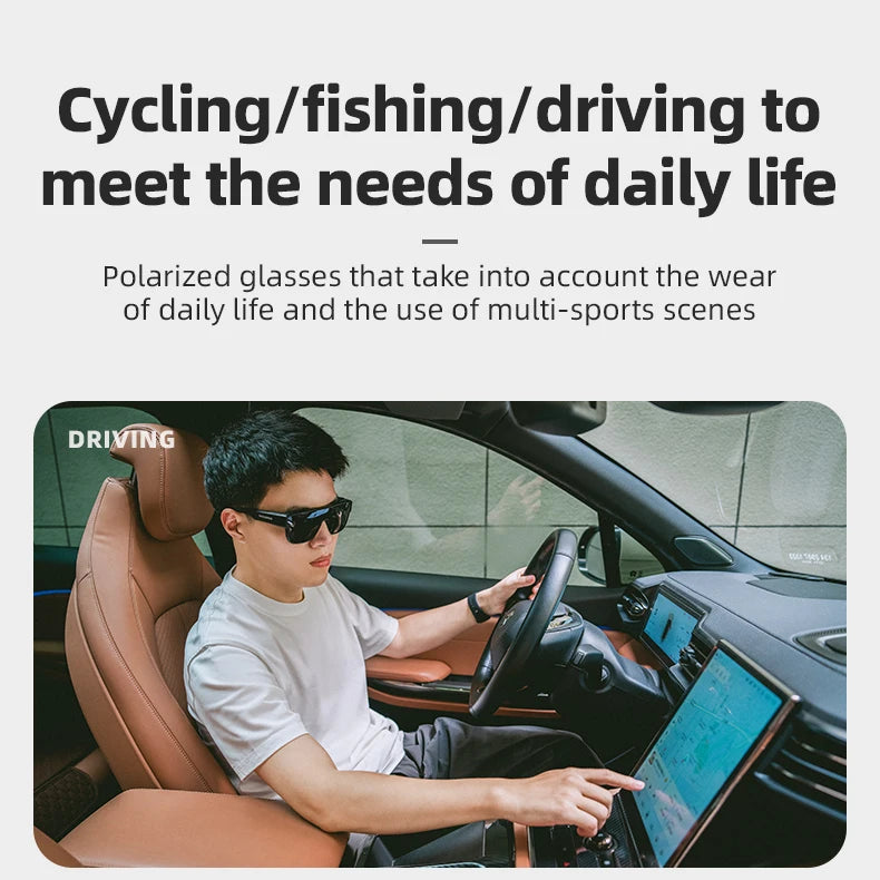Polarized Cycling Glasses Set for Myopia Glasses UV400 Sun Protection Driving Fishing Hiking Cycling Eyewear Sunglasses