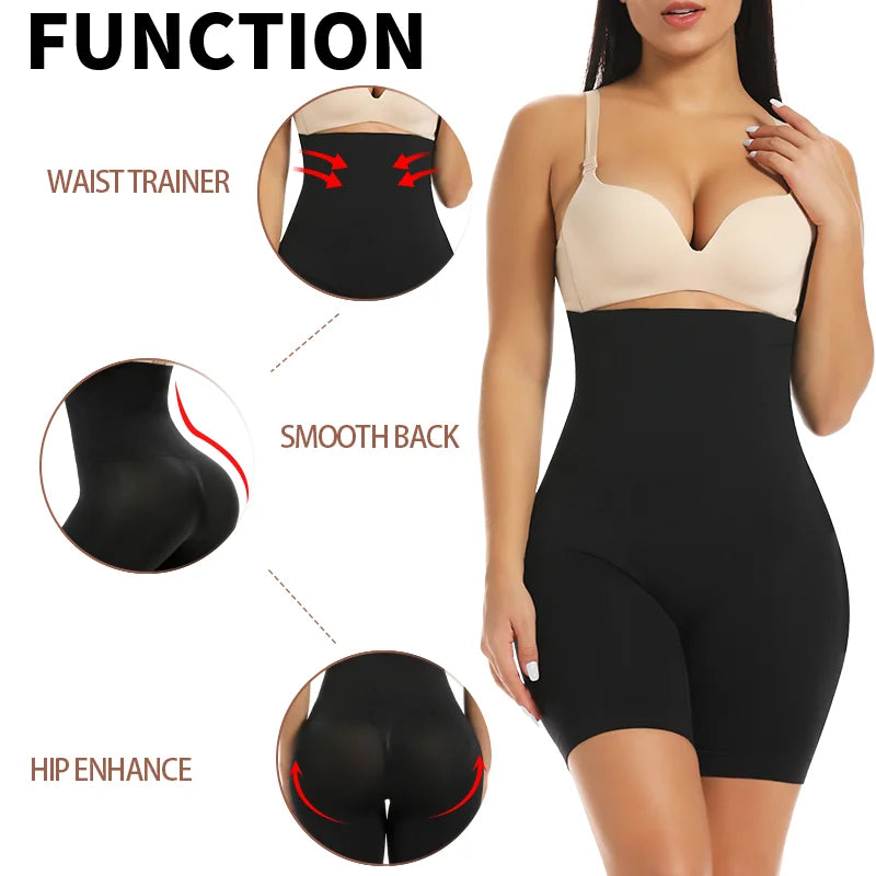 Women Shapewear High waist Butt Lifter Slimming Underwear Body Shaperwear Women's Waist Trainer Slimming Sheath Woman Flat Belly