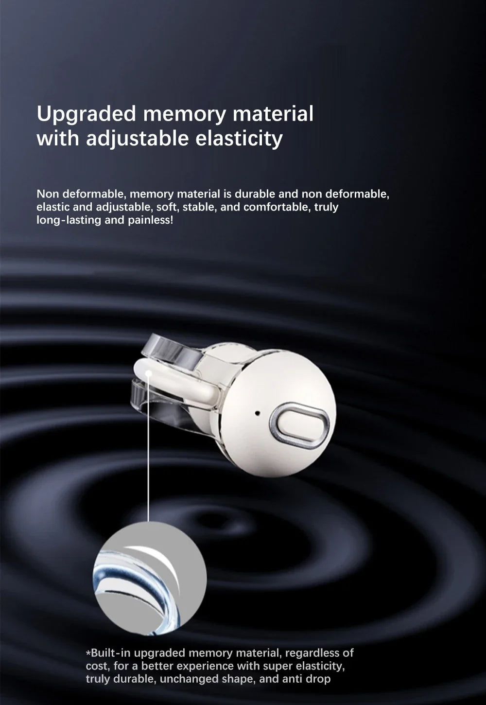 Xiaomi S36 Bluetooth Earbuds True Clip-on Wireless Earphone Noise Cancelling Headset In-Ear Handsfree With Mic