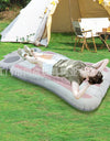 Horseflocking Inflatable Car Travel Bed Outdoor Camping SUV Rear Seat Inflatable Bed Mat Backrest Shield Nap Mat