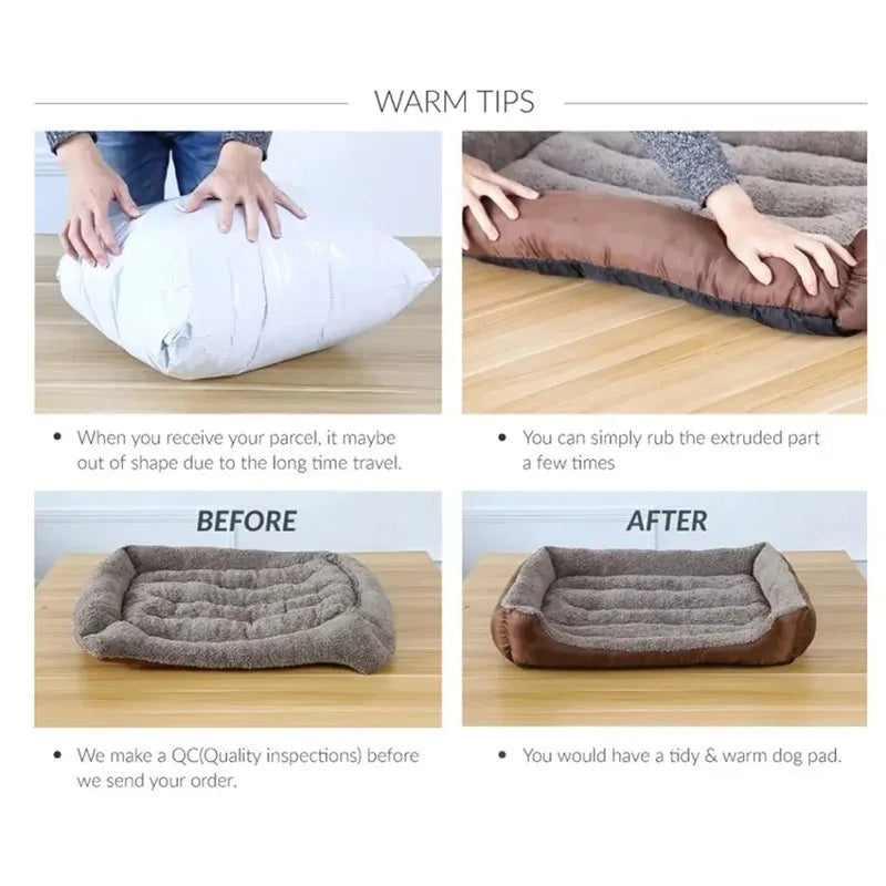 Cozy Pet Bed Cushion for Cats and Small Dogs