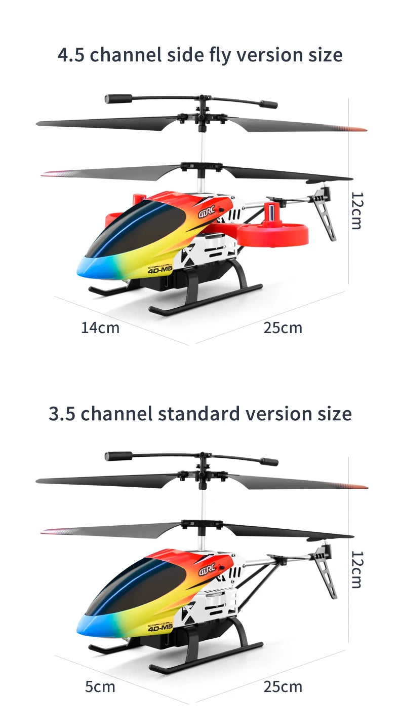 4DRC M5 Remote Control RC Helicopter with Gyro Altitude Hold Drone 3.5 Channel Aircraft Indoor Flying Toy Gift for Boys Girl