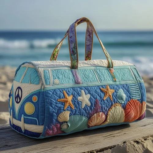 Adjustable Strap 3D Quilted Duffle Bag Large Capacity Sports Travel Tote