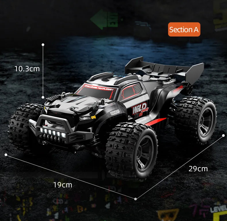 1 to 18 Scale 4WD High Speed Remote Control Monster Truck