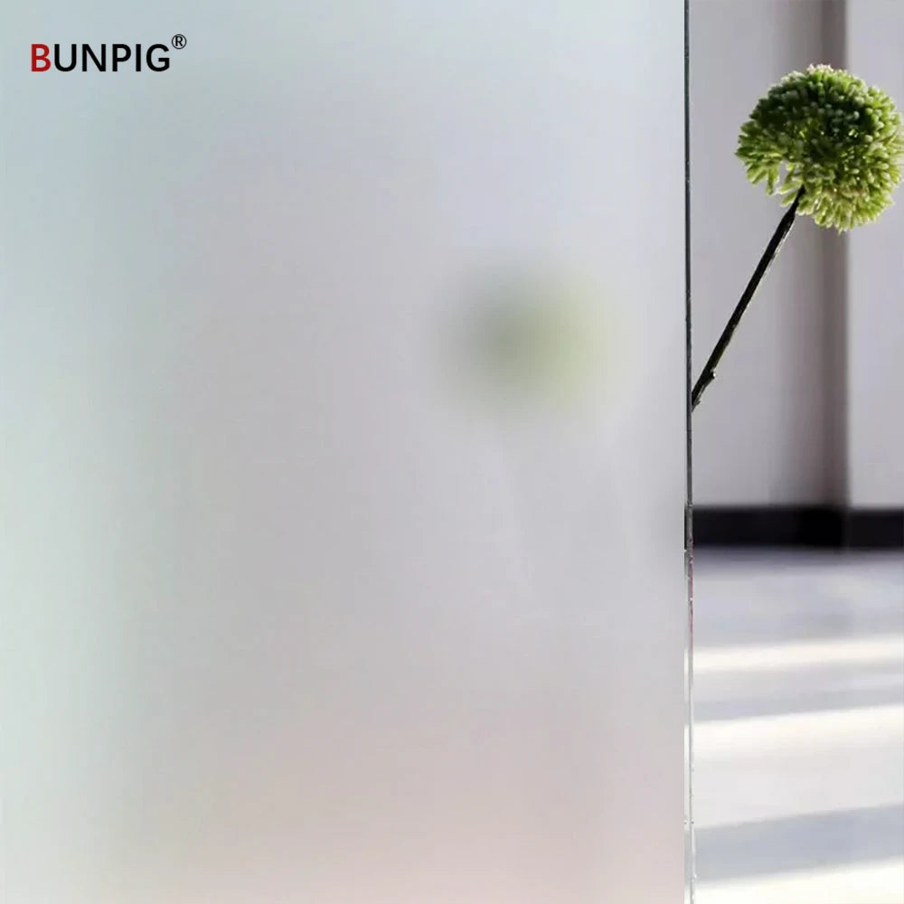 Window Film Privacy, Stained Glass Film, Frosted Opaque Glass Clings, Sun Blocking Vinyl Window Stickers for Door Home Office