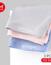 3-Pack Men’s Ice Silk Breathable Transparent Briefs – Thin & Lightweight