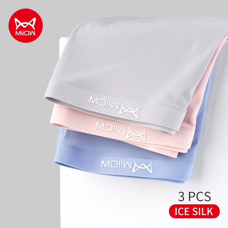 3-Pack Men’s Ice Silk Graphene Boxer Shorts – Comfortable & Breathable