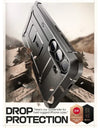For Samsung Galaxy S24 Case UB Pro Heavy Duty Rugged Case with 2 Front Frames Built-in Screen Protector & Kickstand