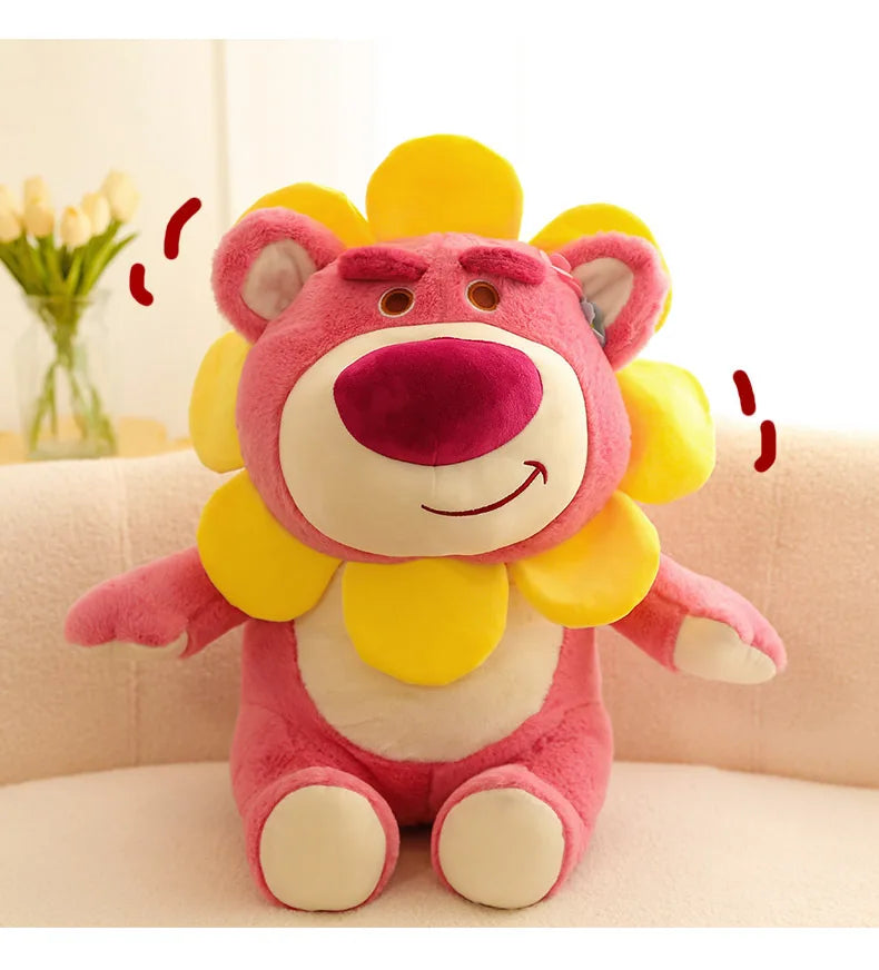 Sunflower Fairy Strawberry Bear Plush Stuffed Doll Toy