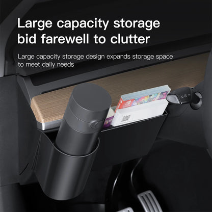 Storage Box For Tesla Model 3/Y Instrument Panel Water Cup Holder ABS Material Car Accessory Storage Box Model Y/3 Accessory