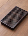 Chinese Natural Bamboo Tea Tray Water Storage Kung Fu Tea Set Simple Rectangular Tea Board Tea Storage Tray