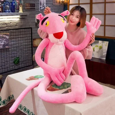 Disney 60cm~180cm  Pink Plush Doll Toys Cute Cartoon Leopard Stuffed Animal  Toy Soft Kawaii Stuffed Doll Christmas Gift