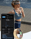 R10 Smart Ring with Charging Case for Men Women, Health and Sleep Monitor, 5ATM Waterproof, Multi-sport Mode