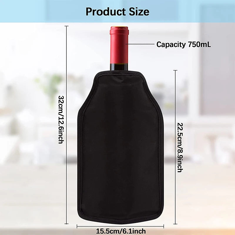 Wine Cooling Holder Ice Bag Jelly Picnic Beverage Nylon Wine Cooler Sleeve Soft Drink Rack Bar Tools For Beer Champagne Bucket