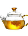 200ml Clear Heat-resistant Small Glass Teapot with Stainless Steel Filter Small Brewing Flower Green Tea Pot Kung Fu Tea Set