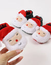 Christmas  Shoes  Winter Snow Boots Cute Cartoon Santa Claus Warm  Walking Shoes Girls Boy Crib Shoes First Walker