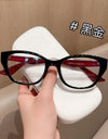 Retro Cat Eye Butterfly Eyewear Ultra light TR90 Spectacle Optical Prescription Frames Specs For Women