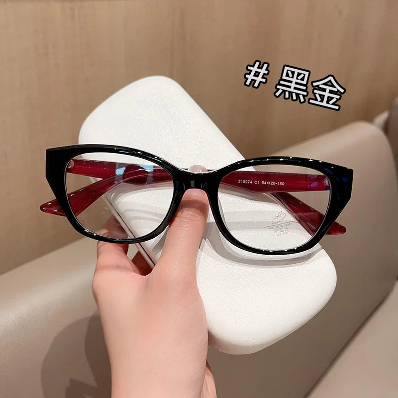 Retro Cat Eye Butterfly Eyewear Ultra light TR90 Spectacle Optical Prescription Frames Specs For Women