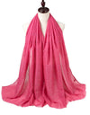 Cotton Hijabs Scarf Muslim Islamic Headscarf For Women Lady Soft Cotton Linen Tassel Sequins Islamic Hijab Shawl Wraps