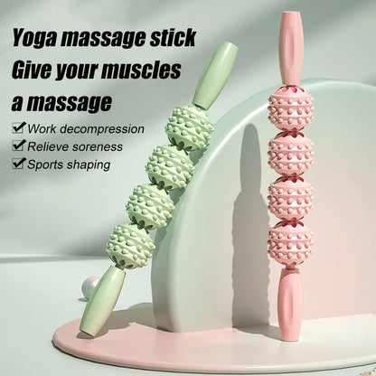 Massage Stick Roller for Muscle,Back,Legs,Deep Tissue Body Fascia Massager for Hamstring,Calf,Neck Pain,Trigger Point